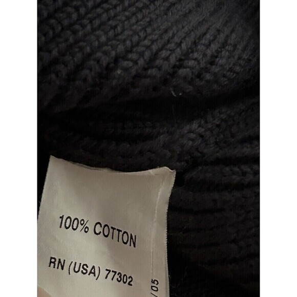 ZARA MAN Basic Sweater Jacket Men’s SZ XL Navy Blue Full Zip Cable Knit Cotton - Picture 6 of 16